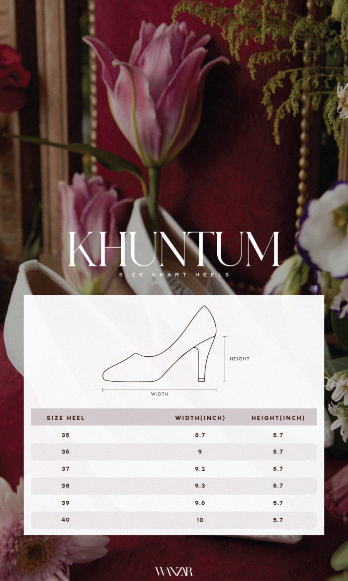 Khuntum Heels in Off White