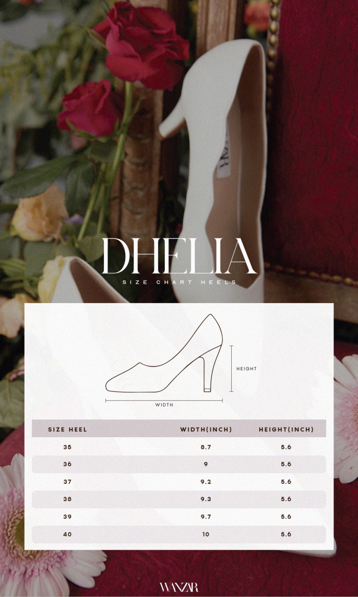 Dhelia Heels in Off White