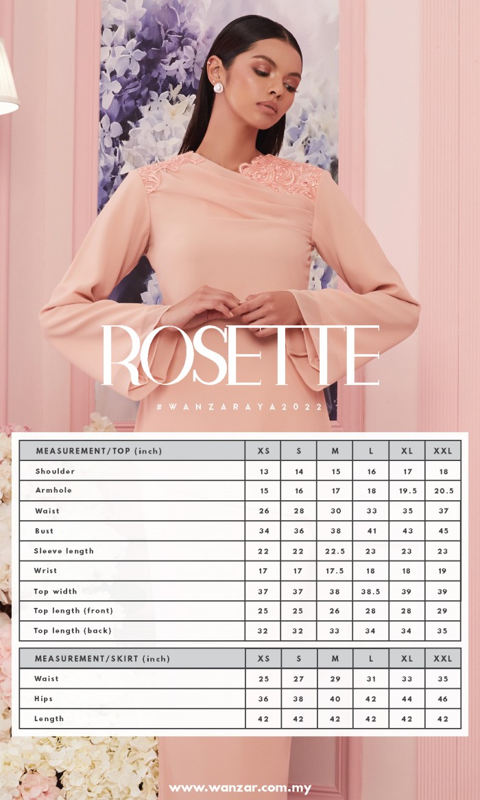 Rosette Kurung in Thistle Purple (AS-IS)