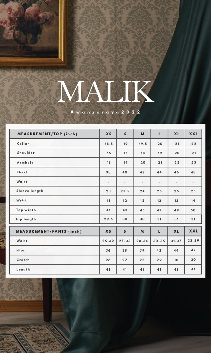 Malik Baju Melayu in Jade Silk (AS-IS)