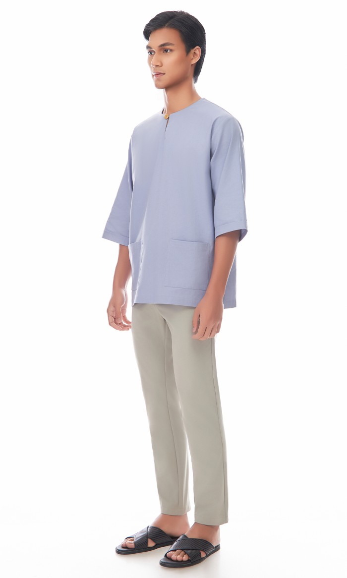 Nadhim Kurta in Xenon Blue