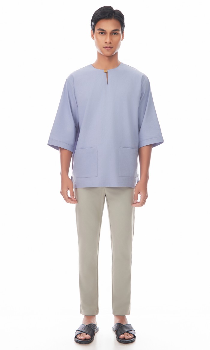 Nadhim Kurta in Xenon Blue