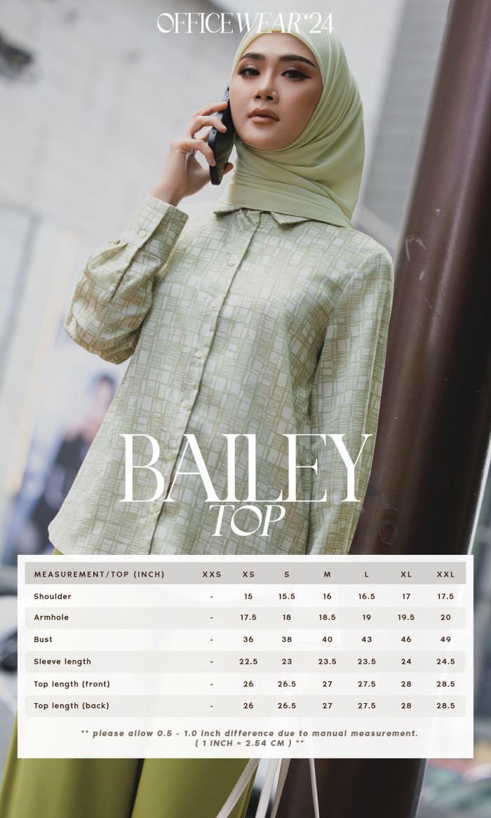 Bailey Top in Azureish Blue