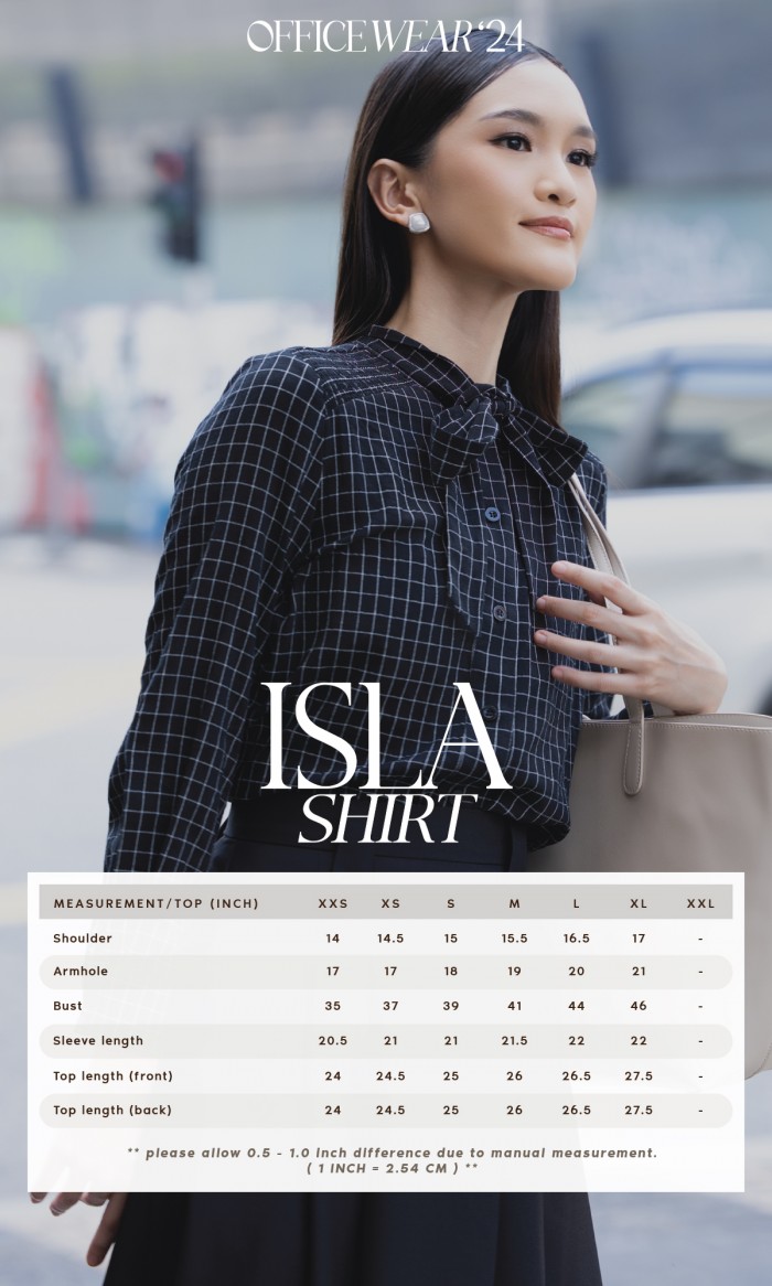 Isla Checked Top in Falu Red