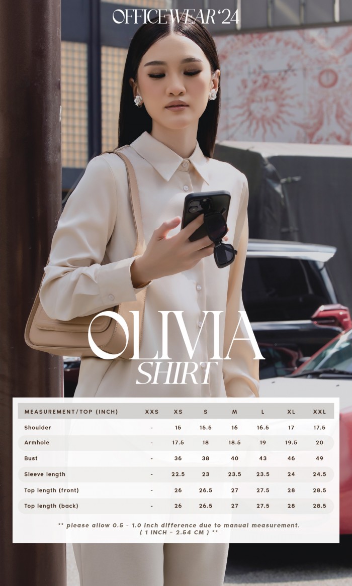 Olivia Top in Cosmic Latte