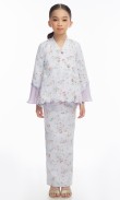 Amberly Kurung Kids in Pastel Purple