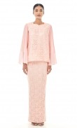 Bethari Kurung in Salmon Pink (AS-IS)