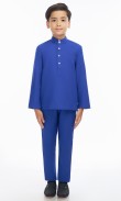 Harraz Baju Melayu Kids in Persian Blue