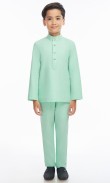 Harraz Baju Melayu Kids in Mint Green