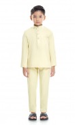 Fahaad Baju Melayu Kids in jonquil Yellow (AS-IS)