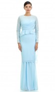 Karleen Kurung in Light Baby Blue (AS-IS)