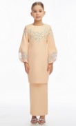 Keoni Kurung Kids in Soft Beige