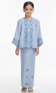 Lalytha Kurung Kids in Sky Blue