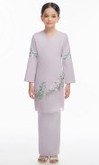 Mirabel Kurung Kids in Pastel Purple