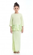 Myrine Kurung Kids in Apple Green