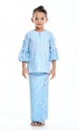 Noelle Kurung Kids in Baby Blue