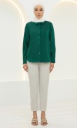 Olivia Top in Cadmium Green