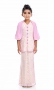 Veelda Kurung Kids in Lavender Pink