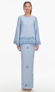 Lalytha Kurung in Sky Blue