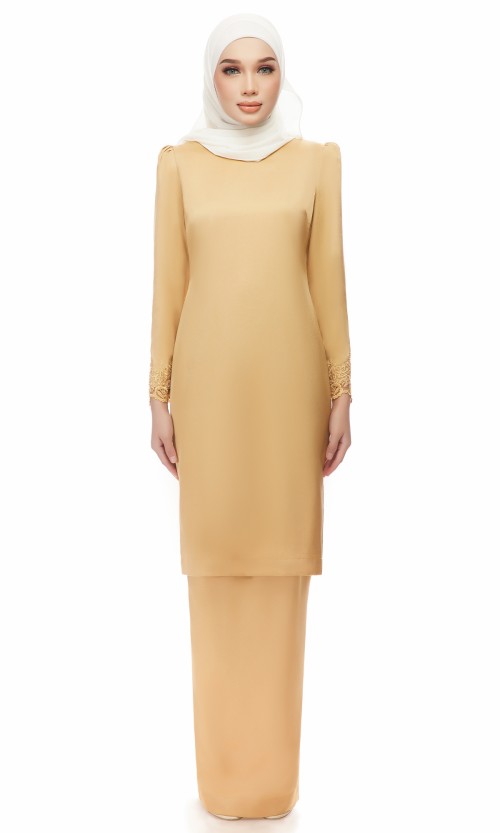 Fedora Kurung 3.0 in Biscotti Yellow